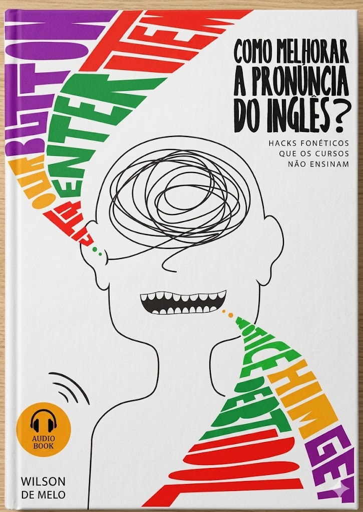 Capa do livro How Can Brazilians Sound More Like Americans - An Intermediate/Advanced Pronunciation Training por Wilson de Melo